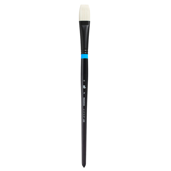 Princeton - Aspen - Level 2 - Flat Paint Brush for Oil - Long Handle