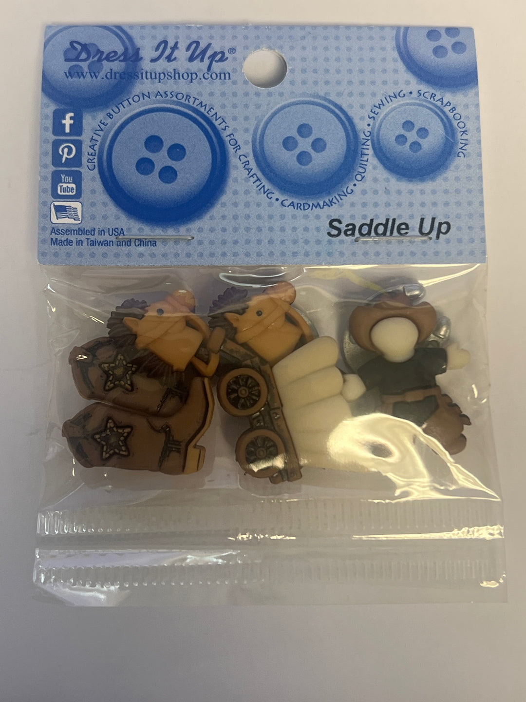 Dress It Up - Saddle Up Buttons - Version 3