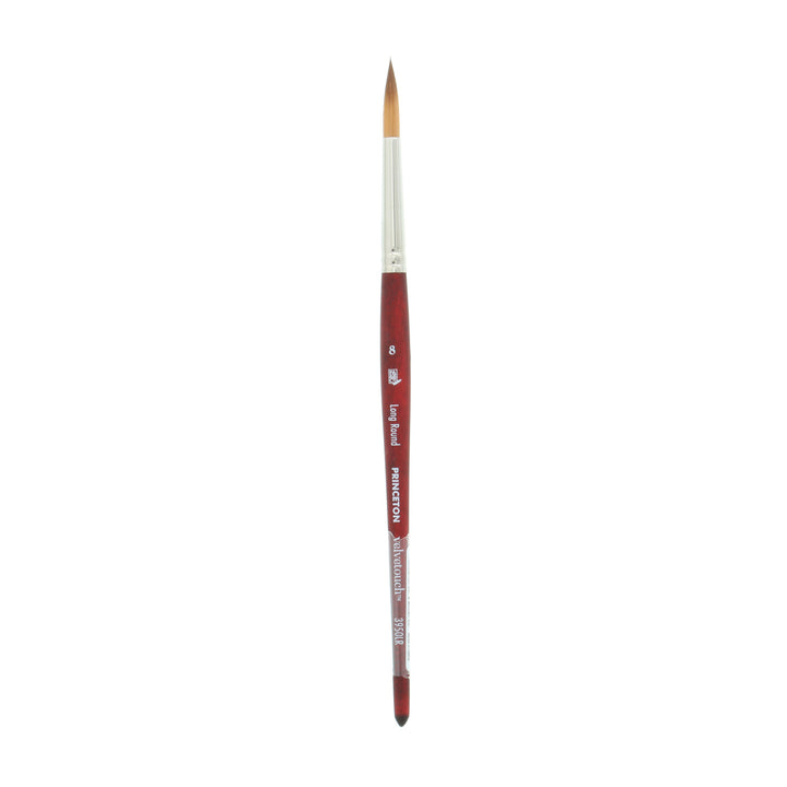 Princeton - Velvetouch - Long Round Paint Brush - Short Handle - Series 3950