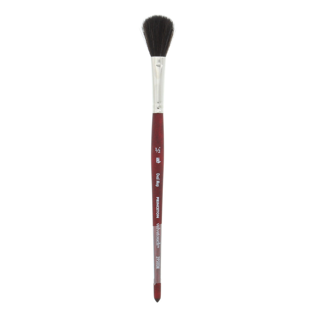 Princeton - Velvetouch - Oval Mop Watercolor Paint Brush - Short Handle - Series 3950
