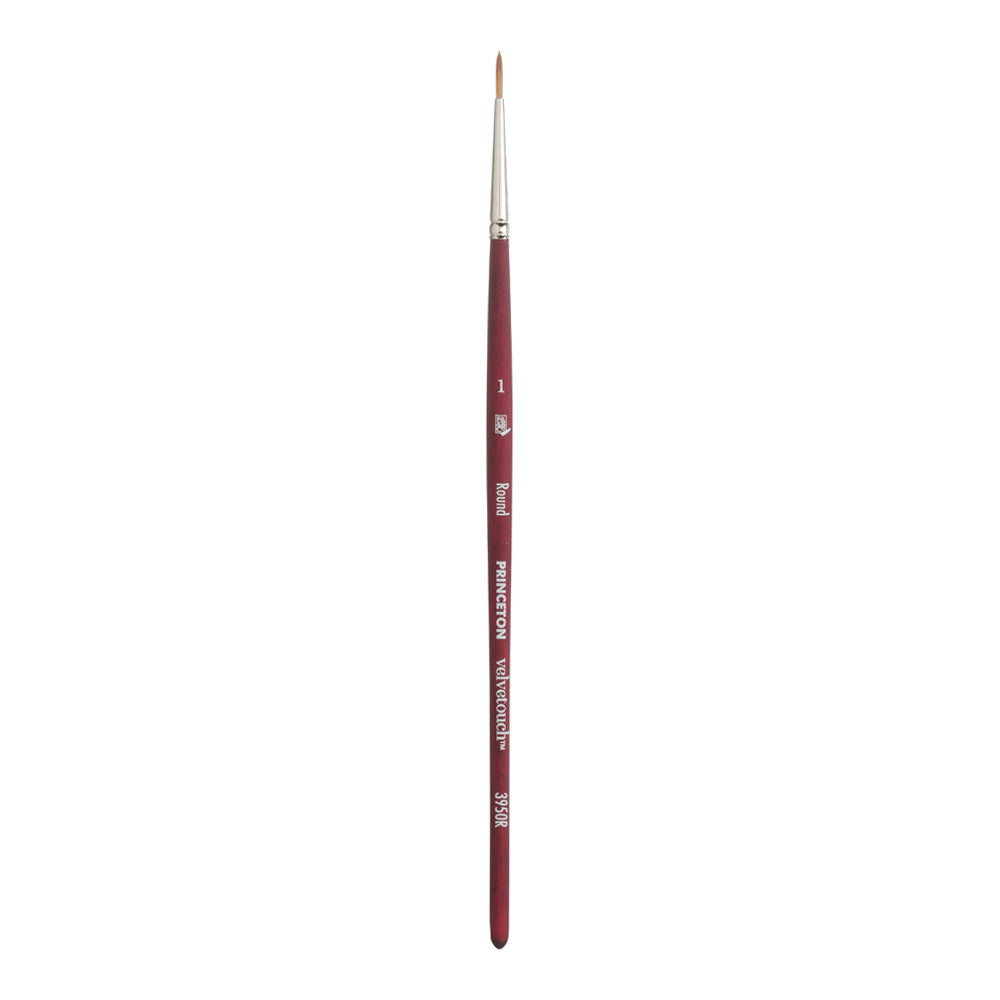 Princeton - Velvetouch - Round Paint Brush - Short Handle - Series 3950
