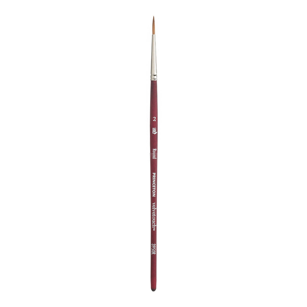 Princeton - Velvetouch - Round Paint Brush - Short Handle - Series 3950