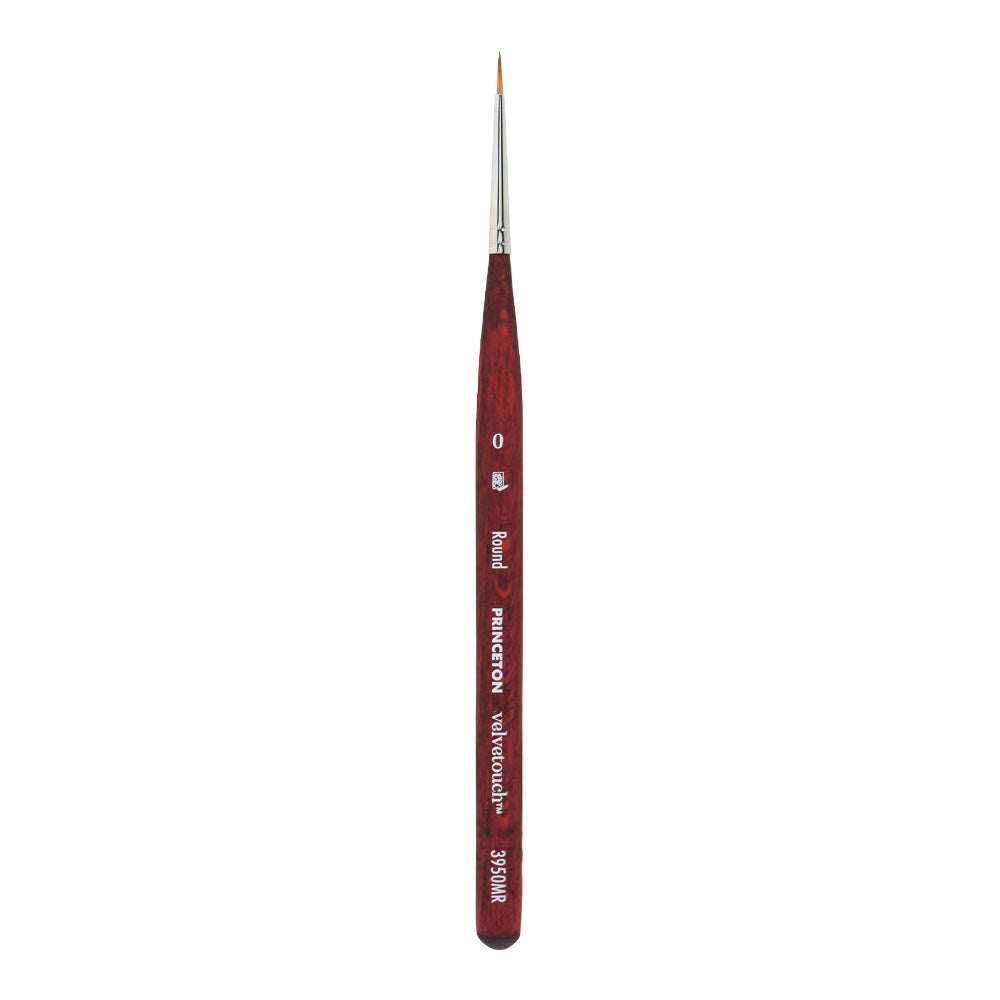 Princeton - Velvetouch - Round Paint Brush - Short Handle - Series 3950