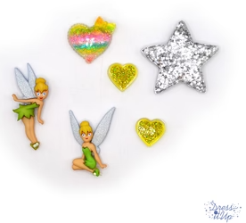 Dress it Up - Disney - Tinkerbell Buttons