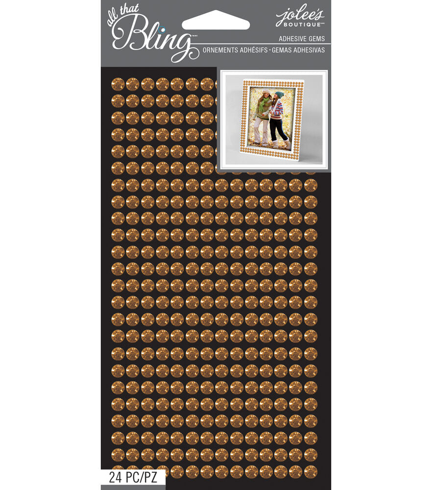 Jolee's Boutique - All That Bling - Bling Sheet Gold - 24 pcs