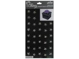 Jolee's Boutique - All that Bling - Silver Sparkle Star Adhesive Gems