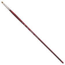 Princeton - Velvetouch - Level 2 Bright Paint Brush for Acrylic - Long Handle - Series 3900