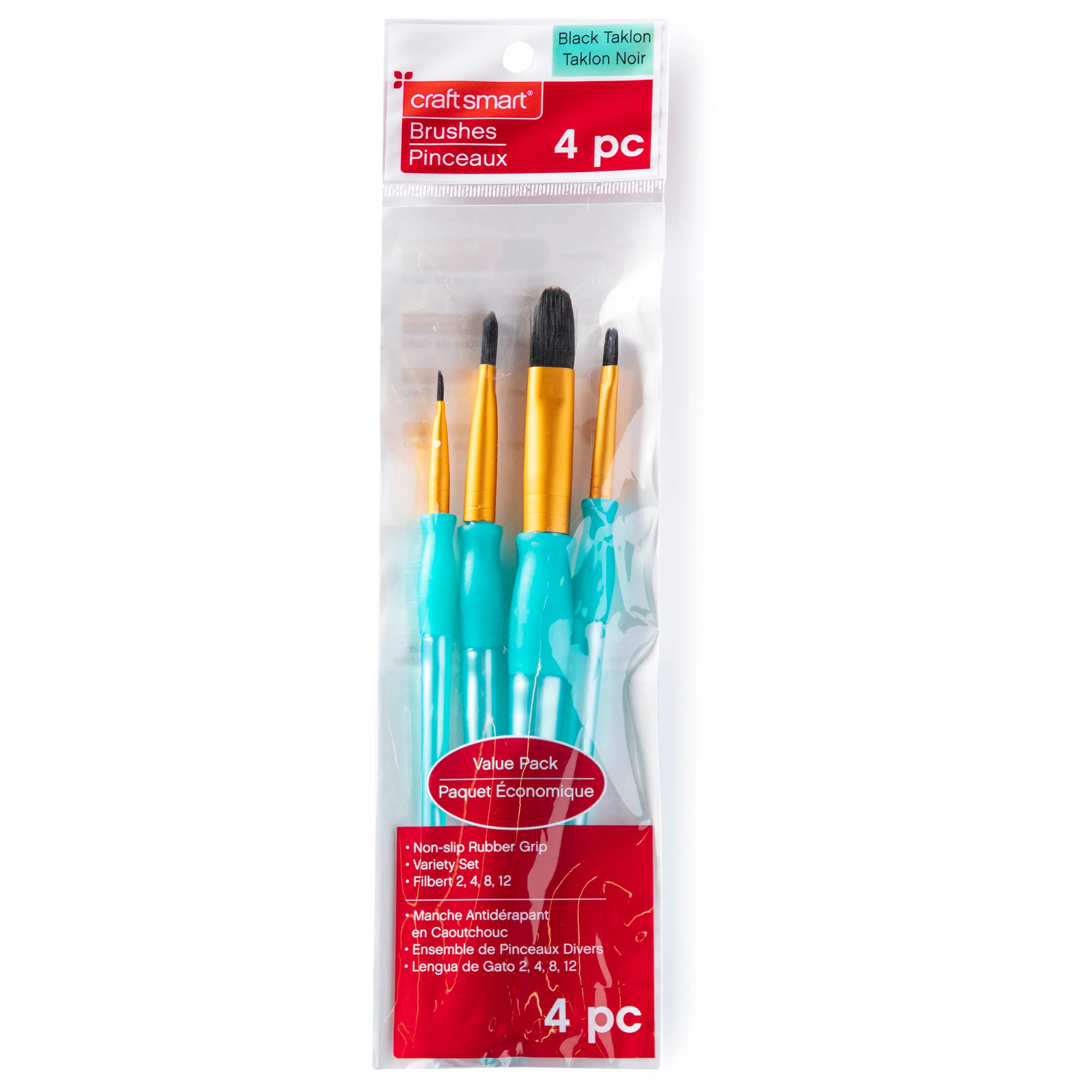 Craft Smart - Black Taklon Filbert Variety Set - 4 pk – Faith and Joy ...