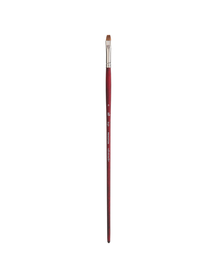 Princeton - Velvetouch - Level 2 Bright Paint Brush for Acrylic - Long Handle - Series 3900