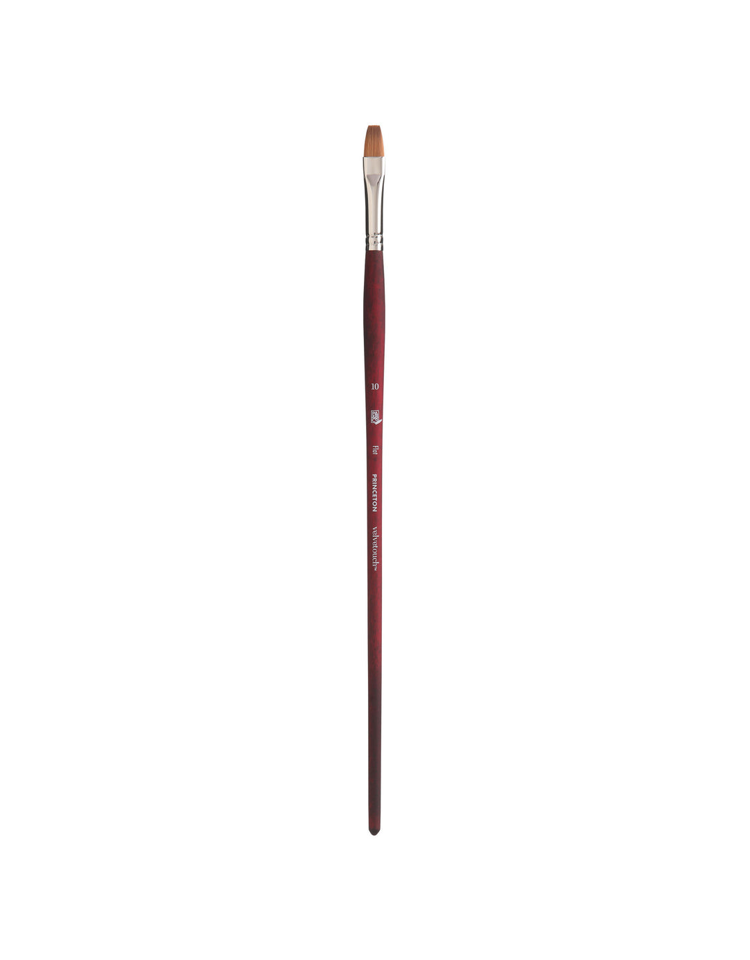 Princeton - Velvetouch - Level 2 Flat Paint Brush for Acrylic - Long Handle - Series 3900