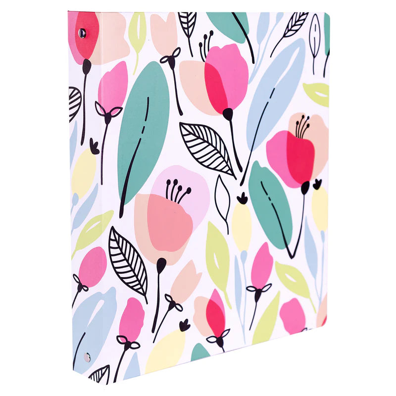 Steel Mill & Co.®  - Pink Poppy Three Ring Binder