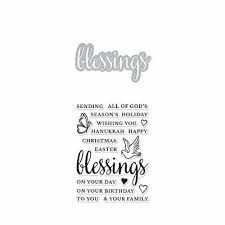 Hero Arts - Blessings Stamp and Cut