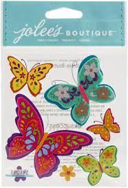 Jolee's Boutique - Colorful Butterflies Dimensional Stickers
