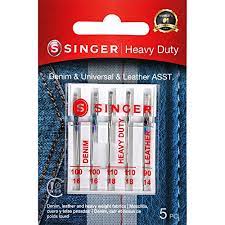 Singer - Heavy Duty Denim, Universal, and Leather Asst. - 5 pc. – Faith ...