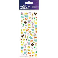 Sticko Stickers-Tiny Cats & Dogs 