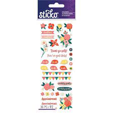 Sticko - Summer Floral Planner Stickers