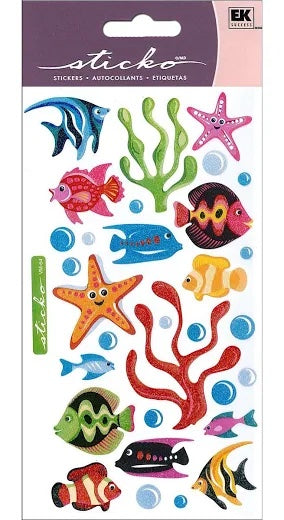 Sticko - Vellum Tropical Fish